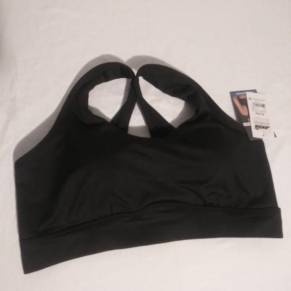 Avia women's size XL black twisted back sport bra - Picture 1 of 7